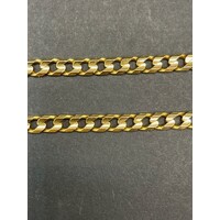 Men's 9ct Yellow Gold Tight Curb Link Necklace