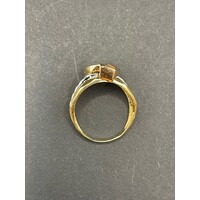 Unisex 18ct Three Tone Gold Ring