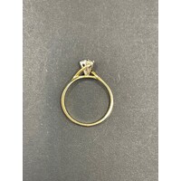 Ladies 18ct Yellow Gold Diamond Ring