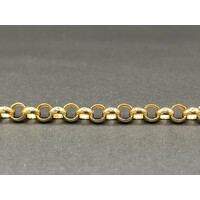 Ladies 9ct Yellow Gold Belcher Link Bracelet