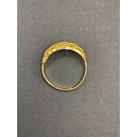 Ladies 21ct Yellow Gold Band Ring