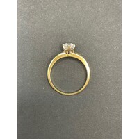 Ladies 18ct Yellow Gold Diamond Ring