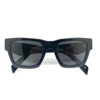 Prada SPR A06 50 21 16K-08Z Wide High Bridge Fit Black Grey Unisex Sunglasses