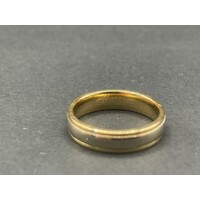 Unisex 9ct Yellow Gold Band Ring