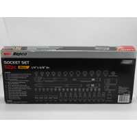 Repco 52 Piece Metric Socket Set 1/4 Inch and 3/8 Inch Drive RTK3214