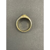 Ladies 18ct Yellow Gold Diamond Ring