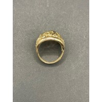 Ladies 14ct Yellow Gold Dragon Design Ring