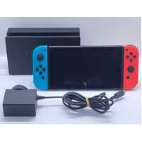 Nintendo Switch HAC-001 (-01) 32GB Neon Blue/Red Handheld Gaming Console