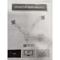 Heymix Professional Dual Monitor Desk Mount 32 Inch Screen Size S200