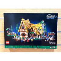 LEGO Disney Snow White and the Seven Dwarfs Cottage Build and Display Set 43242