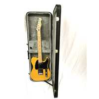 Squier By Fender Butterscotch Colour Electric Guitar with Hard Case