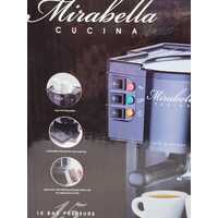 Mirabella Cucina 15 Bar Espresso and Cappuccino Maker Machine with Milk Frother