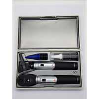 Heine Mini 3000 Diagnostic Set Ophthalmoscope and Otoscope with Case and Handles