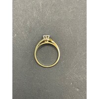 Ladies 18ct Yellow Gold Diamond Engagement Ring