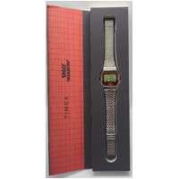 Timex T80 Space Invaders Silver Stainless Steel Digital Watch TW2V30000