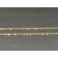 Unisex 9ct Yellow Gold Curb Link Necklace