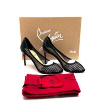 Christian Louboutin Filomena 85 Filoche Red Bottom High Heels 5 US Kids 34.5 EU