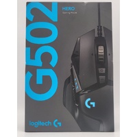 Logitech G502 HERO High Performance Wired Gaming Mouse Black New in Box