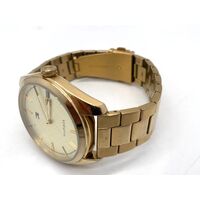 Tommy Hilfiger Gold Mens Stainless Steel Watch 5 Bar Water Resistant