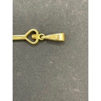 Ladies 18ct Yellow Gold Milestone 21 Key Pendant