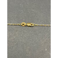 Ladies 18ct Two Tone Gold Fancy Link Necklace