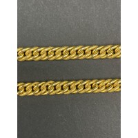 Ladies 18ct Yellow Gold Fancy Link Necklace