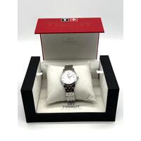 Tissot Tradition Silver Dial Stainless Steel Ladies Watch T063.210.11.037.00