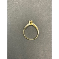 Ladies 18ct Yellow Gold Diamond Ring