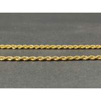 Unisex 18ct Yellow Gold Margarita Link Chain & Cross Pendant