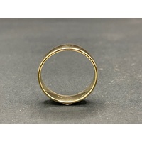 Mens 10ct Yellow Gold Plain Wedding Band Ring