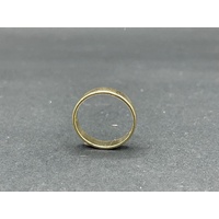 Unisex 18ct Yellow Gold Plain Gold Band Ring