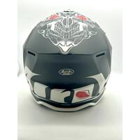 Airoh Wraap Beast Motocross Helmet Size L 59-60 Matte Black White