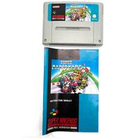 Super Mario Kart Nintendo SNES Game Cartridge SNSP-MK-AUS-1 PAL Version