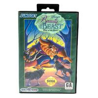 Disney's Beauty and the Beast Roar of the Beast Sega Genesis Game Cartridge