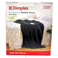 Dimplex DreamEasy Micro Fleece Heated Throw DHEBHTCG Size 180cmx130cm