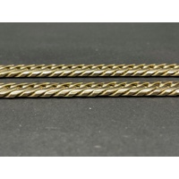 Mens 9ct Yellow Gold Tight Curb Link Necklace