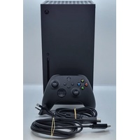 Microsoft Xbox Series X 1TB Console Matte Black 1882 with Controller and Leads