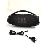 JBL Boombox 3 20W Portable Wireless Bluetooth Speaker Black with Cable