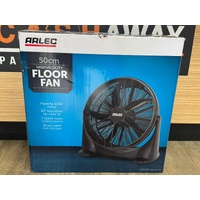 Arlec ABF200 50cm High Velocity Floor Fan Black