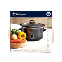 Westinghouse 3.5L Slow Cooker Variable Control Ceramic Pot Tempered Glass Lid