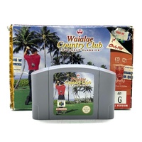 Waialae Country Club True Golf Classics Nintendo 64 Video Game Cartridge