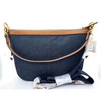 Fossil Jolie Denim Crossbody Shoulder Bag with Strap