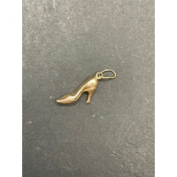 Ladies 9ct Yellow Gold Shoe Heal Pendant