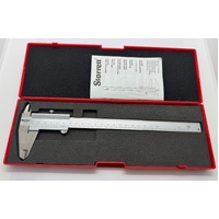 Starrett Master Vernier Caliper 125MB 0-200mm 8 Inch in Case