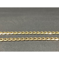 Unisex 9ct Yellow Gold Curb Link Necklace