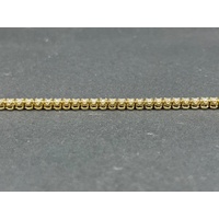 Ladies 18ct Yellow Gold Diamond Tennis Bracelet