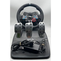 Logitech G29 Driving Force Steering Wheel and Pedals for PS4 and PC with Leads