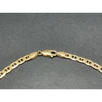 Ladies 9ct Yellow Gold Anchor Link Anklet