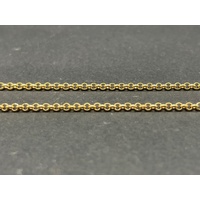 Ladies 9ct Yellow Gold Belcher Link Necklace