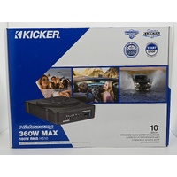 Kicker Hideaway 360W 180W RMS HS10 10 Inch 25cm Powered Subwoofer Enclosure